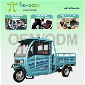 รถสามล้อบรรทุกไฟฟ้า IMP 2026 OEM กำลังสูง ตัวถัง<span class=keywords><strong>ปิด</strong></span>  3 <span class=keywords><strong>ล้อ</strong></span>  พร้อมมอเตอร์กำลังมากกว่า 1000 วัตต์ และความเร็วสูงสุด 70 กม./ชม. - Product Image 1