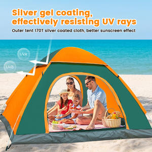 <span class=keywords><strong>เต็นท์</strong></span>แบบป๊อปอัพพกพา Polar <span class=keywords><strong>Everest</strong></span> 1-4คนกลางแจ้งแคมป์ปิ้งชายหาดเดินป่าอุปกรณ์เสริมแบกเป้และน้ำหนักเบา - Product Image 2