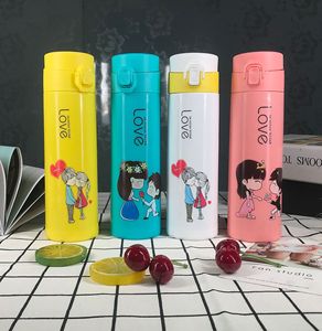 <b>Hot</b> Selling Portable Outdoor Sports Glass <b>Water</b> <b>Bottles</b> <b>Cute</b> Children's Drinkware Good Quality Hiking <b>Hot</b> & Cold <b>Water</b> Gifts - Product Image 2