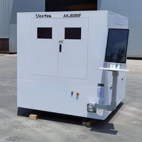 Machine de découpe laser à fibre entièrement fermée 600x900 pour la découpe de métaux, acier inoxydable et acier au carbone, prix compétitif IA
