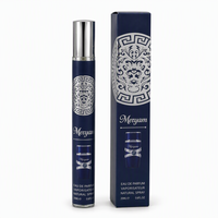 Parfum Unisexe en Spray 35ml – Coffret Cadeau Bleu Saphir en Forme de Stylo – Idéal Mariage, Vacances, Week-end, Festival – Longue Tenue