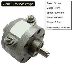 Motore Pneumatico a Turbina Reversibile HFV2 ad Alta Velocità 0,92Hp 0,68Kw 2,2N.<span class=keywords><strong>m</strong></span> 3000 Giri/Min - Product Image 2