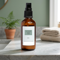 Spray para el Cabello con Miel, Aloe y Colágeno, Aroma a Vainilla y Miel, Hidratante, 100 ml, Unisex, Hecho en Italia, Envase en Botella, Serigrafía