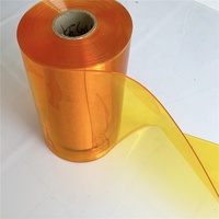Rideau de porte anti-insectes en PVC jaune haute performance, largeur 200, 300, 400 mm, rouleau de 50 m pour l'isolation des espaces de stockage alimentaire