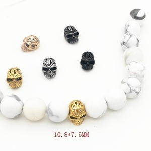 yunnique Stainless Steel Skull Spacer Beads For Bracelet Making Irregular Shape DIY Jewelry Accessories - Product Image 5