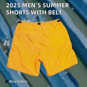 Pantalones Cortos Deportivos de Lona Transpirable para Hombre, Verano 2026, con Cierre de Cremallera, para Playa y Actividades al Aire Libre - Product Image 2