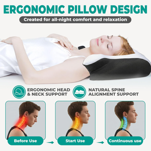 Hot bán Bướm hình bộ nhớ bọt gối với <span class=keywords><strong>Dual</strong></span> heights cho cột sống alignment Pain Relief và tất cả các đêm thoải mái - Product Image 3