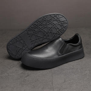 Zapatos Casuales de Piel Genuina para Hombre, Cómodos, con Punta en Pico, Impermeables, Mocasines Transpirables para Oficina, Uso Diario - Product Image 2