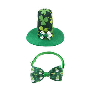 Green Clover Pet Set <span class=keywords><strong>St</strong></span> Patricks <span class=keywords><strong>Day</strong></span> Dog Cat Hat Bufanda Accesorios <span class=keywords><strong>de</strong></span> disfraz Festival irlandé<span class=keywords><strong>s</strong></span> Celebración Decoraciones - Product Image 4