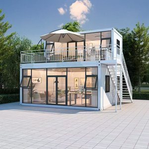 Case Modulari Prefabbricate di Buona Qualità a Prezzo Conveniente Casa Container con Vetro per Esterni - Product Image 4