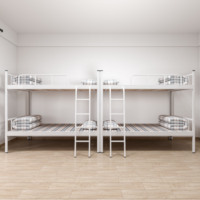 Lit superposé moderne en métal intelligent avec bureau intégré et bibliothèque, espace de travail inclus, meubles de chambre à coucher, haute capacité de charge