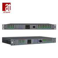 Procesador de Audio T48, 4 Entradas y 8 Salidas, Procesador de Audio Profesional para Equipos de Sonido de Escenario, Sistema de Línea de Altavoces