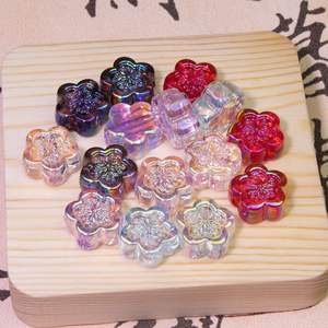 Multi-Color Transparent Lucite Flower Straight-Hole Beads for DIY Handmade Materials <b>Bracelets</b> Mobile <b>Phone</b> Chains Accessories - Product Image 3