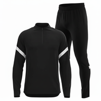 Ensemble de survêtement d'hiver pour homme, design personnalisé, haute qualité, deux pièces, pour le sport, l'entraînement, le football, 100% coton