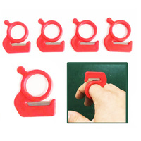 En stock, petit outil de coupe manuel en forme d'anneau, couteau à sangle, coupe-doigts, ouvre-lettres, cadeaux promotionnels et d'affaires