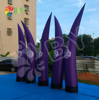 Décorations de Fêtes : Colonnes Gonflables LED Lumineuses, Piliers d'Air, Colonnes Romaines Décoratives avec Logo pour Événements