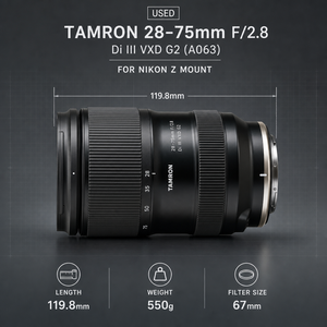 เลนส์ซูมมือสอง Tamron 28-75mm f/2.8 Di III VXD G2 สำหรับกล้อง <span class=keywords><strong>Nikon</strong></span> Z Mount รุ่น Z8 Z9 Z6 <span class=keywords><strong>II</strong></span> <span class=keywords><strong>Z7</strong></span> <span class=keywords><strong>II</strong></span>  ทดสอบแล้ว สภาพเหมือนใหม่ - Product Image 4