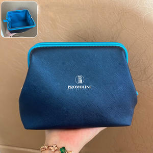 <b>Large</b> Capacity PU Leather Cosmetic <b>Bag</b> Travel <b>Makeup</b> Organizer Waterproof Zipper Pouch Custom Logo Portable for Women - Product Image 2