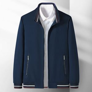 Giacca da Uomo alla Moda con Colletto Rialzato, Chiusura con Cerniera, <span class=keywords><strong>Abbigliamento</strong></span> Casual Trendy <span class=keywords><strong>per</strong></span> <span class=keywords><strong>Giovani</strong></span> e Mezza Età - Product Image 1