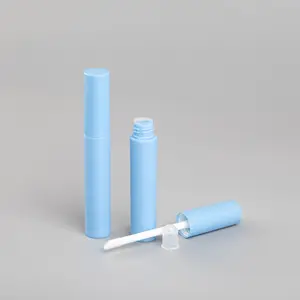 Cosmetic Plastic Lip Gloss Tubes Cylinder Shape with Screen Printing for Lipgloss and Makeup Use