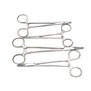 Pinza Porta Agujas Guanlan de Acero Inoxidable 304, Fórceps Quirúrgico Dentario Dentado, Diseño de Anillo a Presión - Product Image 1