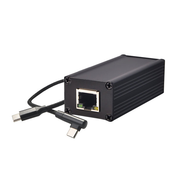 SDAPO PD2CAT-20V Gigabit RJ45 Type C 100Mbps PoE Converter Adapter PoE Ethernet Adapter USB-C Gigabit RJ45 100Mbps Converter