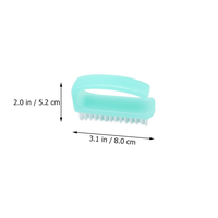 Brosse à ongles à poignée, brosses de nettoyage des ongles des mains pour nettoyer les orteils et les ongles, kit d'outils de gommage pour pédicure