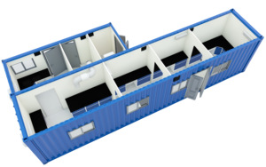 Biyolojik analiz için laboratuvar mobilyası prefabrik konteyner Lab diş kimyasal moleküler biyoloji gıda bilim Lab - Product Image 5