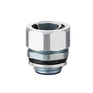 High precision metal hose joint external tooth cable protection ferrule waterproof connector