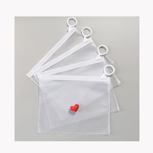 Customized Printing Ziplock <b>Bag</b> Wholesale Frosted Portable Factory Price Zipper <b>Bag</b> With Hook Packaging - Product Image 1