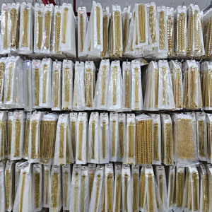 Bracciale da donna placcato in oro 14K, bracciale da donna, stile classico, - Product Image 6