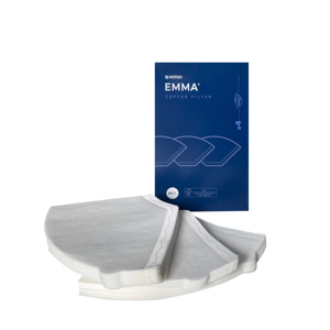 Filtres à café coniques blanchis de style américain Emma Brand, couleur blanche, 100 pièces/boîte, compostables - Product Image 1