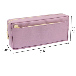 Casual large capacity portable pencil case stationery <b>box</b> <b>canvas</b> pencil case - Product Image 4