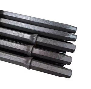 כלי קידוח פטיש עליון H22 מפלדת פחמן מחושלת חדשה, 7, 11, 12 מעלות, מוט קידוח מחודד סלע, צינור קידוח - Product Image 3