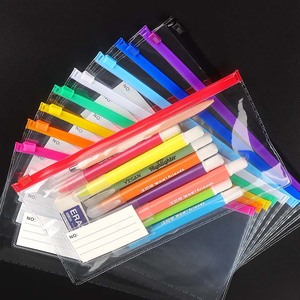 Văn phòng trường học rõ ràng tùy chỉnh PVC Vinyl A6 Poly Zip khóa phong bì dây kéo Pouch tập tin trong suốt nhựa tài liệu túi - Product Image 5