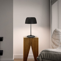 Lampe de bureau moderne et créative en métal, lampe de table de taille moyenne, alimentation secteur, LED, commande tactile, veilleuse