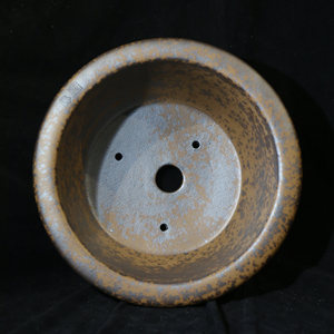 Pot à Bonsaï en Argile Violette Zisha, Grand Modèle Rond, Cuit au Bois, Fait Main, Style Antique, Pot de Bureau - Product Image 4