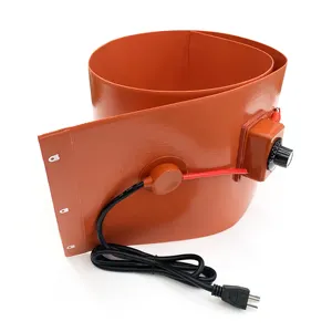 250X1740MM 220V 2000W Temperature Controller 200 Liter Industry electric Silicone Drum Oil Heater