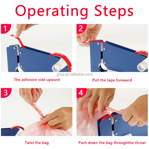 Dispensador de <span class=keywords><strong>Cinta</strong></span> Adhesiva de Acero Inoxidable, Máquina Selladora de Bolsas de Plástico <span class=keywords><strong>para</strong></span> Supermercados, Selladora de Alimentos, <span class=keywords><strong>Engrapadora</strong></span> de Frutas - Product Image 5