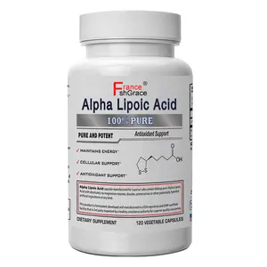 Alpha Lipoic Acid Capsules 120 Vegetable Capsules Dietary Supplement