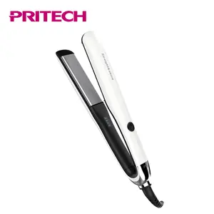 Pritech alisador de cabelo 2 em 1, com controle de temperatura, ferro plano, aquecimento de cerâmica, alisador