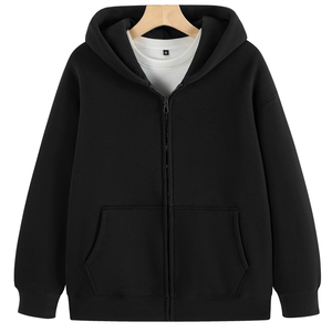 <span class=keywords><strong>Sweat</strong></span>-shirt <span class=keywords><strong>à</strong></span> <span class=keywords><strong>capuche</strong></span> personnalisé avec logo, 500 g, épais, respirant, <span class=keywords><strong>doublé</strong></span> en <span class=keywords><strong>sherpa</strong></span>, avec fermeture éclair, poches, uni, chaud pour l'hiver - Product Image 4