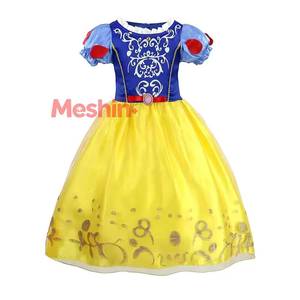 Robe de princesse MS Queen pour Halloween, fête d'anniversaire, déguisement de conte de fées, costume de Blanche-Neige pour filles - Product Image 1