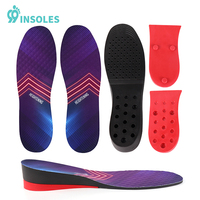 Semelles 99insoles 4,5 cm en PU respirant, rehausseurs de talon invisibles, 2 couches, pour augmenter la hauteur des chaussures