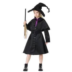 Disfraz de Maga para Niñas, Vestido Negro para Halloween, Disfraz de Bruja para Fiesta de Disfraces - Product Image 2