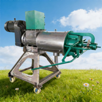 Presse à vis de grande capacité pour la séparation solide-liquide, machine de déshydratation automatique du fumier animal, déshydratation du fumier de vache