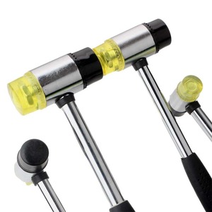 Round Head Installation Hammer Rubber Nylon Mallet For Floor Tiling And Fixing With Interchangeable Heads - Product Image 1