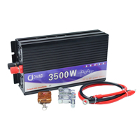 Convertisseur de tension à onde sinusoïdale pure 3000W 4000W 5000W avec double prise et écran LCD, alimentation DC 12V/24V/48V/60V/72V vers AC 220V