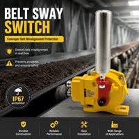 Interrupteurs de sécurité pour convoyeurs, intelligents, industriels, IP67, 2 pôles, en alliage d'aluminium, 380V 5A, certifiés CE ISO, pour centrales électriques
