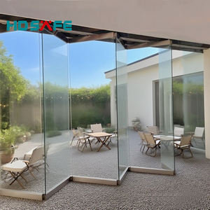Porte pliante en verre pour balcon, patio, véranda, porte accordéon en aluminium, enceintes de balcon, mur coulissant en verre, cloison en verre - Product Image 5